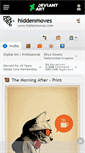 Mobile Screenshot of hiddenmoves.deviantart.com