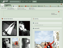 Tablet Screenshot of magdinho.deviantart.com