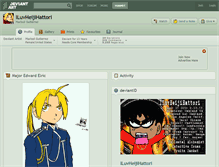 Tablet Screenshot of iluvheijihattori.deviantart.com