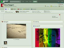 Tablet Screenshot of envy-fangurrl.deviantart.com