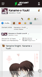 Mobile Screenshot of kaname-x-yuuki.deviantart.com