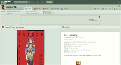 Desktop Screenshot of number304.deviantart.com
