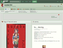 Tablet Screenshot of number304.deviantart.com