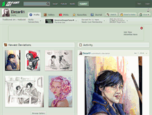 Tablet Screenshot of elezar81.deviantart.com