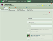 Tablet Screenshot of fireyami-chun.deviantart.com