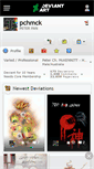 Mobile Screenshot of pchmck.deviantart.com