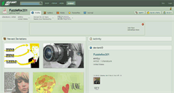 Desktop Screenshot of fuzziefox201.deviantart.com