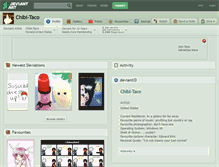 Tablet Screenshot of chibi-taco.deviantart.com