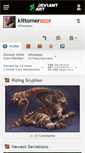 Mobile Screenshot of kittomer.deviantart.com