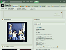 Tablet Screenshot of crazymo.deviantart.com