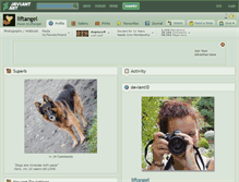 Tablet Screenshot of liftangel.deviantart.com