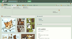 Desktop Screenshot of koicat.deviantart.com