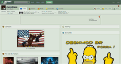 Desktop Screenshot of marcoblade.deviantart.com