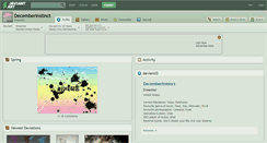 Desktop Screenshot of decemberinstinct.deviantart.com