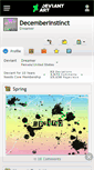 Mobile Screenshot of decemberinstinct.deviantart.com