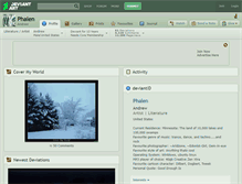 Tablet Screenshot of phalen.deviantart.com