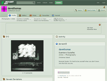 Tablet Screenshot of davethomas.deviantart.com