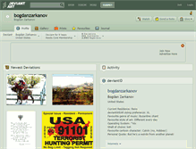 Tablet Screenshot of bogdanzarkanov.deviantart.com