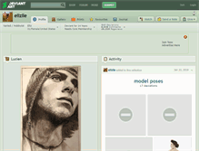 Tablet Screenshot of elizile.deviantart.com