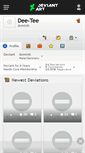 Mobile Screenshot of dee-tee.deviantart.com