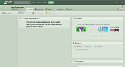 Desktop Screenshot of my-powers.deviantart.com