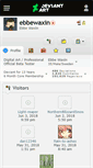 Mobile Screenshot of ebbewaxin.deviantart.com
