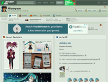 Tablet Screenshot of akisuky-san.deviantart.com