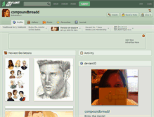 Tablet Screenshot of compoundbreadd.deviantart.com