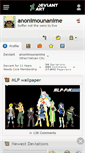Mobile Screenshot of anonimounanime.deviantart.com
