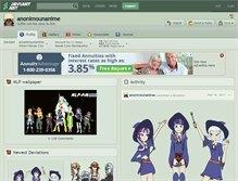 Tablet Screenshot of anonimounanime.deviantart.com