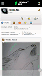 Mobile Screenshot of chris-nl.deviantart.com