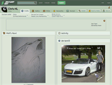 Tablet Screenshot of chris-nl.deviantart.com