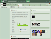Tablet Screenshot of girls-with-swords.deviantart.com