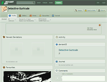 Tablet Screenshot of detective-gurtrude.deviantart.com