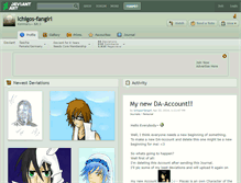 Tablet Screenshot of ichigos-fangirl.deviantart.com