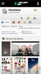 Mobile Screenshot of noneness.deviantart.com