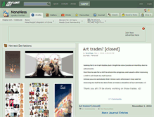 Tablet Screenshot of noneness.deviantart.com