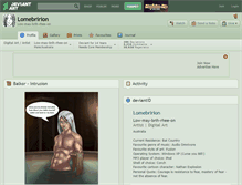 Tablet Screenshot of lomebririon.deviantart.com