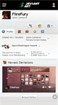 Mobile Screenshot of fiirefury.deviantart.com