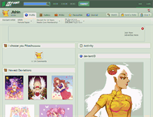 Tablet Screenshot of jishin.deviantart.com