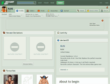 Tablet Screenshot of kchi.deviantart.com
