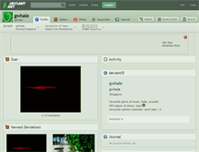 Tablet Screenshot of gwhale.deviantart.com