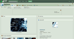 Desktop Screenshot of deathstyle.deviantart.com
