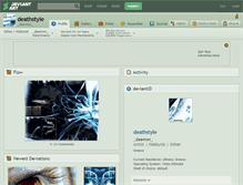 Tablet Screenshot of deathstyle.deviantart.com