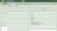 Desktop Screenshot of mandichu.deviantart.com