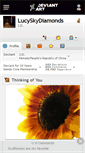 Mobile Screenshot of lucyskydiamonds.deviantart.com