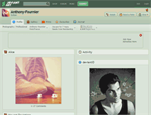 Tablet Screenshot of anthony-fournier.deviantart.com