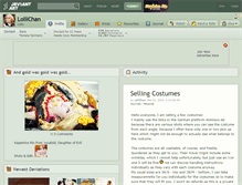 Tablet Screenshot of lollichan.deviantart.com