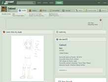 Tablet Screenshot of gabool.deviantart.com