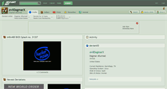 Desktop Screenshot of evildagmarx.deviantart.com